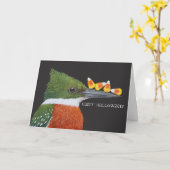 Kingfisher Halloween-Karte Karte (Gelbe Blume)