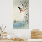 Kingfisher Hunting - Ohara Koson - Vintage Kunst Poster (Küche)