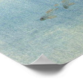 Kingfisher Hunting - Ohara Koson - Vintage Kunst Poster (Ecke)