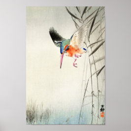 Kingfisher Jagd - Ohara Koson - Vintag Art 8 Poster