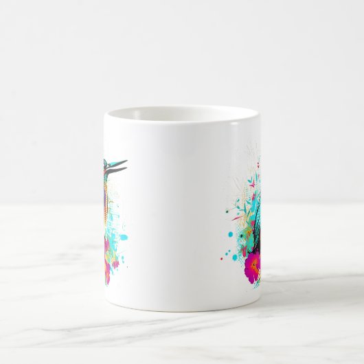 Kingfisher-Kaffee-Tasse Kaffeetasse (Mittel)