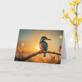 Kingfisher Karte (Gelbe Blume)