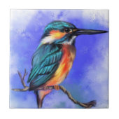 Kingfisher Keramik Tile Fliese (Vorderseite)