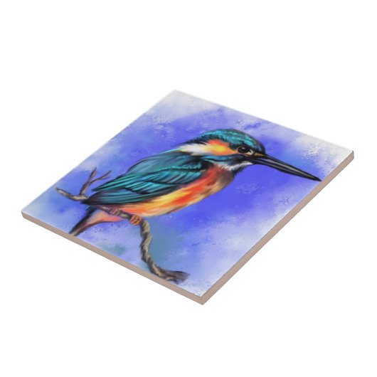 Kingfisher Keramik Tile Fliese (Seite)