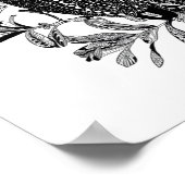 Kingfisher Kookaburra Australischer Vogel Poster (Ecke)