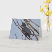 Kingfisher - Kunstausweis Karte (Gelbe Blume)