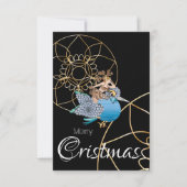 Kingfisher le fatine del Natale Merristmas I Einladung (Vorderseite)