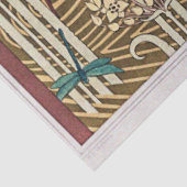 Kingfisher, Libellen und blühende Rushes Seidenpapier (Ausschnitt)
