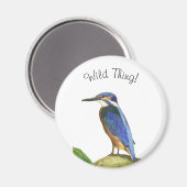Kingfisher Magnet (Vorderseite/Rückseite)
