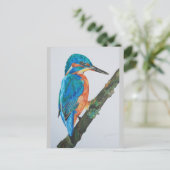 Kingfisher Merchandise Postkarte (Stehend Vorderseite)