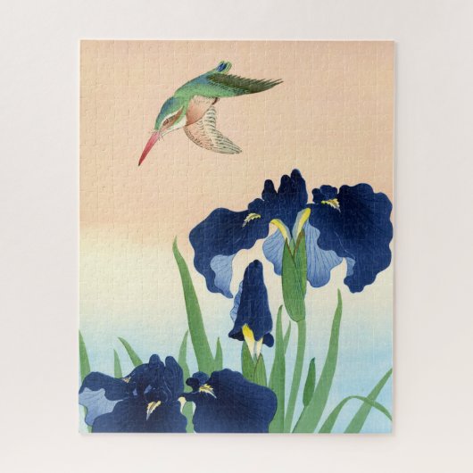 Kingfisher Oires von Ohara Koson Puzzle (Vertikal)