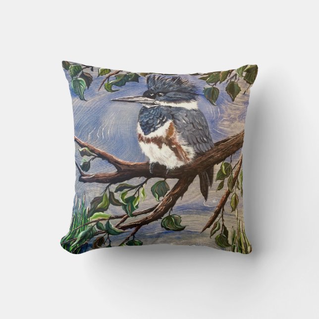 Kingfisher Pillow Kissen (Vorderseite)