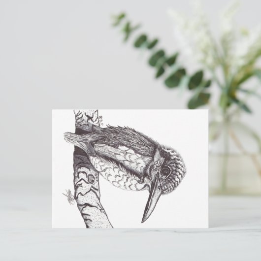 KINGFISHER POSTKARTE (Stehend Vorderseite)