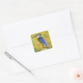 Kingfisher Quadratischer Aufkleber (Umschlag)