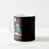 Kingfisher Santa Hat Xmas Tree Merry Christmas Kin Kaffeetasse (Vorderseite Links)