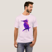 Kingfisher Smart Violet: High-Contrast Elegance T-Shirt (Vorne ganz)