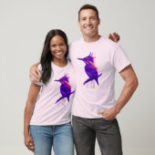 Kingfisher Smart Violet: High-Contrast Elegance T-Shirt (Unisex)