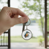 Kingfisher Splash Schlüsselanhänger