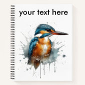 Kingfisher Splash, Zoll Notizblock (Vorderseite)
