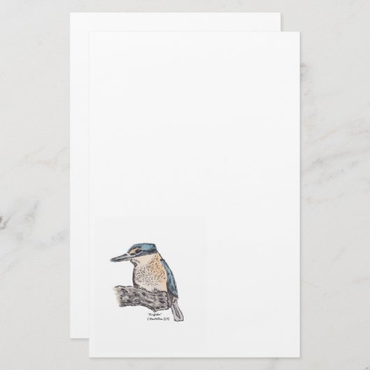 Kingfisher Stationery Briefpapier (Vorne/Hinten)