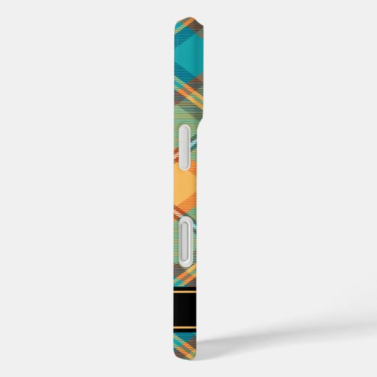 Kingfisher Tartan Case-Mate iPhone Hülle (Rückseite / Rechts)