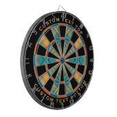 Kingfisher Tartan Dart Board Dartscheibe (Vorderseite Links)