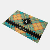 Kingfisher Tartan Doormat Fußmatte (Schrägansicht)