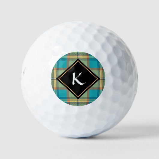 Kingfisher Tartan Golf Balls Golfball (Vorderseite)