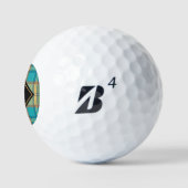 Kingfisher Tartan Golf Balls Golfball (Logo)