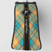Kingfisher Tartan Golf Head Cover Headcover (Rotieren 90)