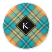 Kingfisher Tartan Keramik Knob Keramikknauf (Vorderseite)