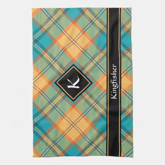 Kingfisher Tartan Küchentuch (Vertikal)