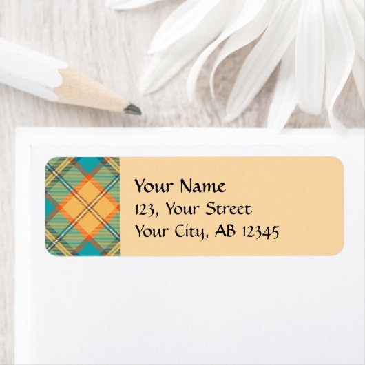 Kingfisher Tartan Label (Insitu)