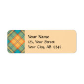 Kingfisher Tartan Label (Vorne)