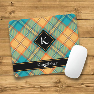 Kingfisher Tartan Mouse Pad Mousepad
