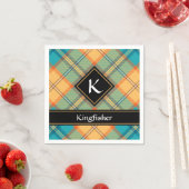 Kingfisher Tartan Napkins Serviette (Beispiel)