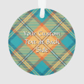 Kingfisher Tartan Ornament (Rückseite)