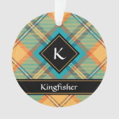 Kingfisher Tartan Ornament (Vorderseite)