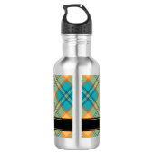 Kingfisher Tartan Stainless Steel Water Flasche Edelstahlflasche (Rückseite)