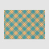 Kingfisher Tartan Tissue Paper Seidenpapier (Vorderseite)