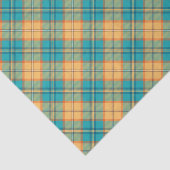 Kingfisher Tartan Tissue Paper Seidenpapier (Ausschnitt)