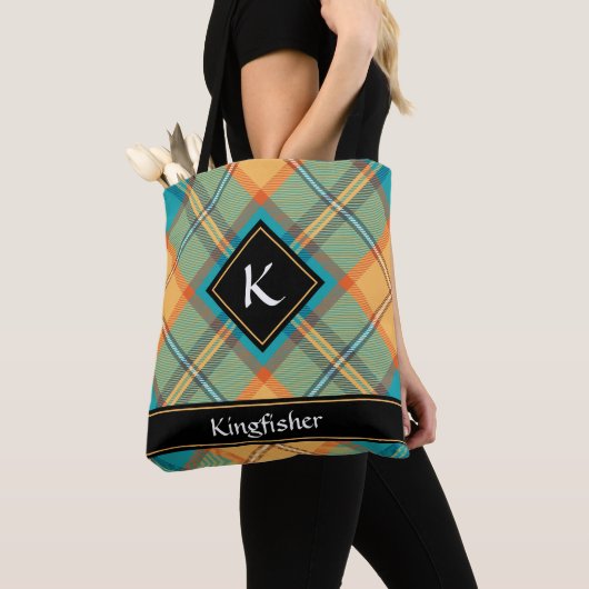 Kingfisher Tartan Tote Bag Tasche (Von Nahem)