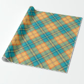 Kingfisher Tartan Wrapping Paper Geschenkpapier (Ungerollt)