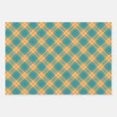 Kingfisher Tartan Wrapping Paper Sheets Geschenkpapier Set (Vorderseite 2)