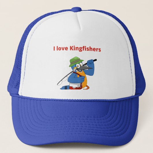 Kingfisher Truckerkappe (Vorderseite)