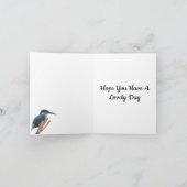 Kingfisher und Willow editable Birthday Karte (Innenseite)