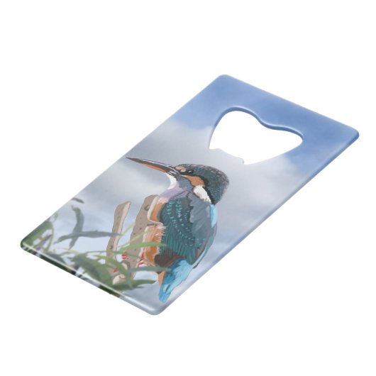 Kingfisher und Willow Geldbeutel Flaschenöffner (Rückseite Schrägansicht)