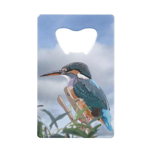 Kingfisher und Willow Geldbeutel Flaschenöffner (Rückseite)
