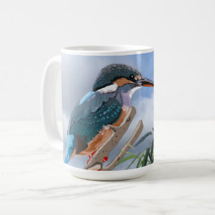 Kingfisher und Willow Kaffeetasse