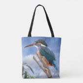Kingfisher und Willow Tote Bag Tasche (Rückseite)